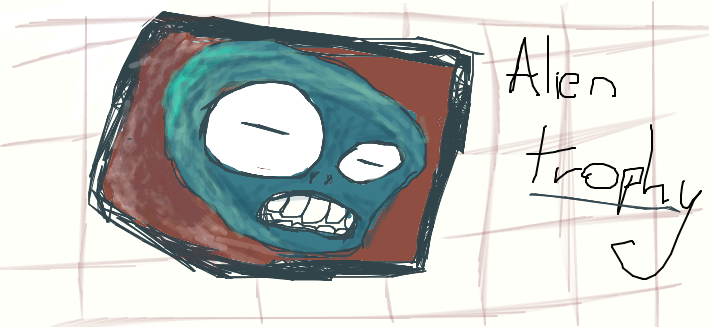Alien trophy by HamsterDefender on DeviantArt