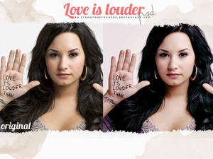 Love is louder PSD