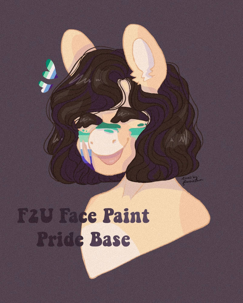 F2U Pride Face Paint Base by FrankieBun on DeviantArt