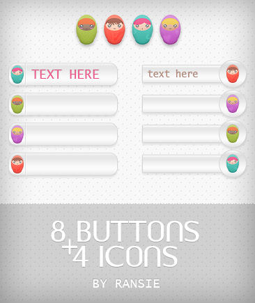 Web Buttons and Web Icons by Ransie3 on DeviantArt