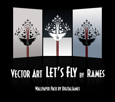 Vector Art Let's Fly Series