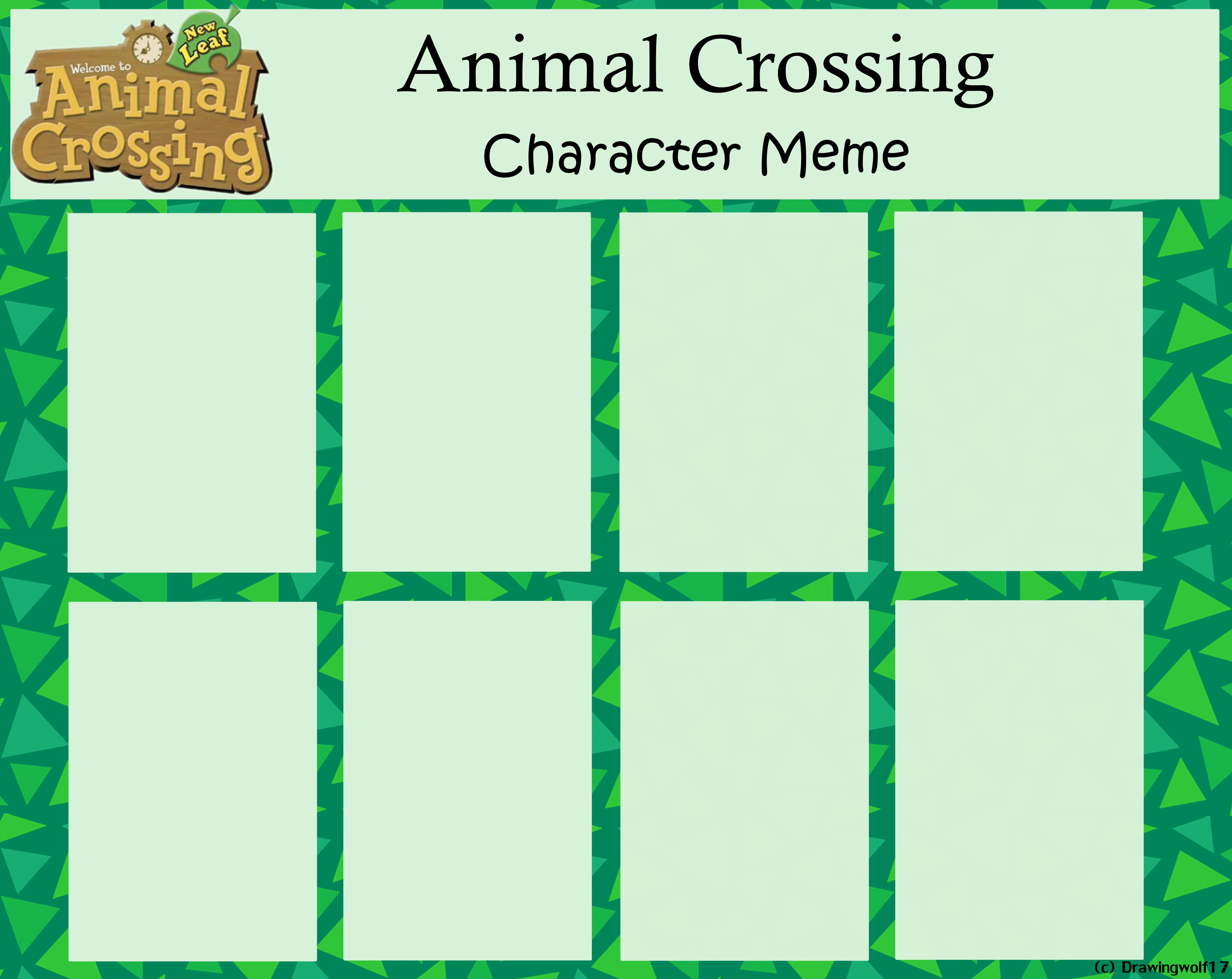 Animal Crossing Meme - Blank