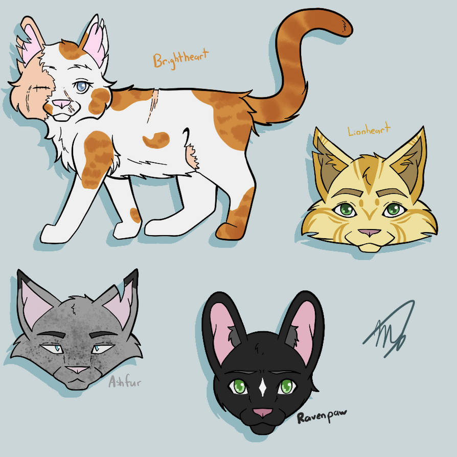 Warriors Sketch Dump 2 by Dusk-Star17 on DeviantArt