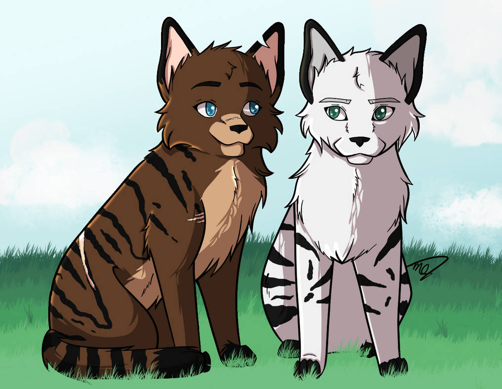 Tigerblaze and Stormclaw - Contest Entry by drawingwolf17 Tigerblaze and Stormclaw - Contest Entry by drawingwolf17