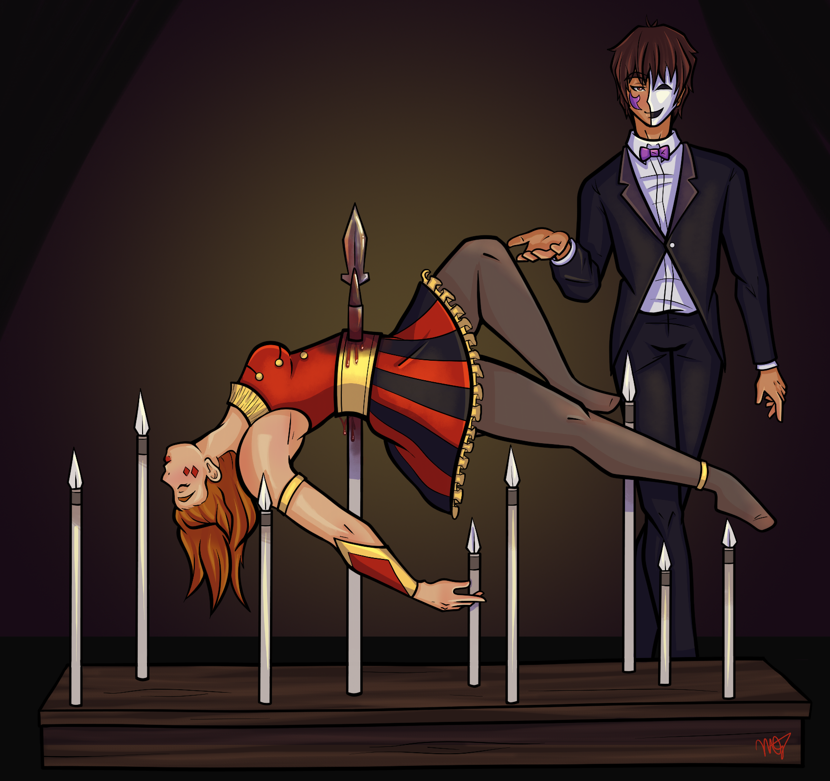 Goretober Day 8 - Impaled by Dusk-Star17 on DeviantArt