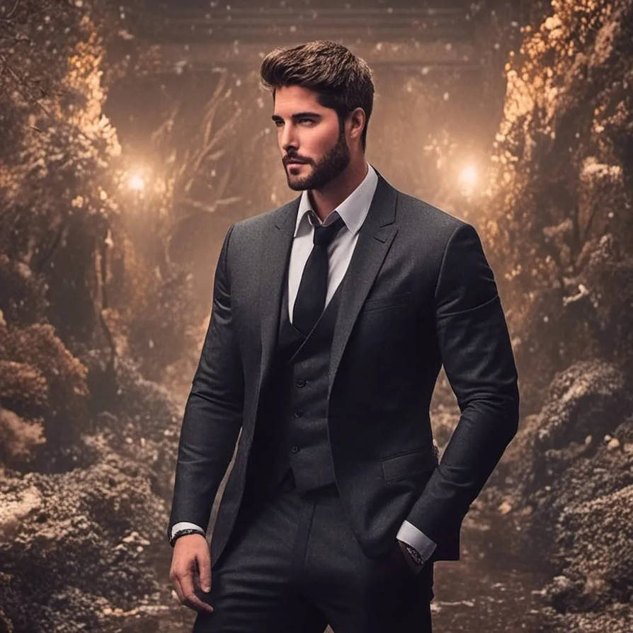 Handsome and stylish bearded man by rubbermask on DeviantArt