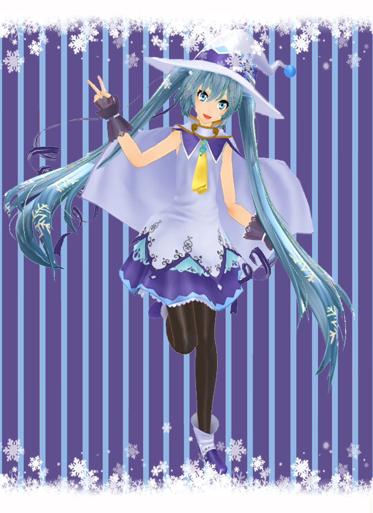 MMD TDA Snow Miku by bellmoon1917 on DeviantArt