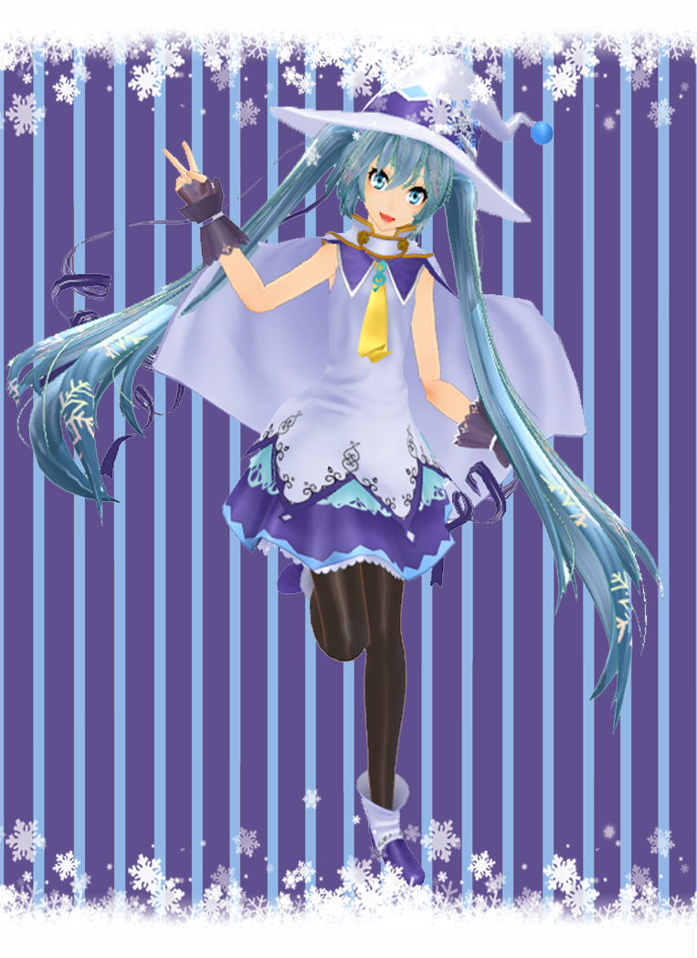 MMD TDA Snow Miku by bellmoon1917 on DeviantArt
