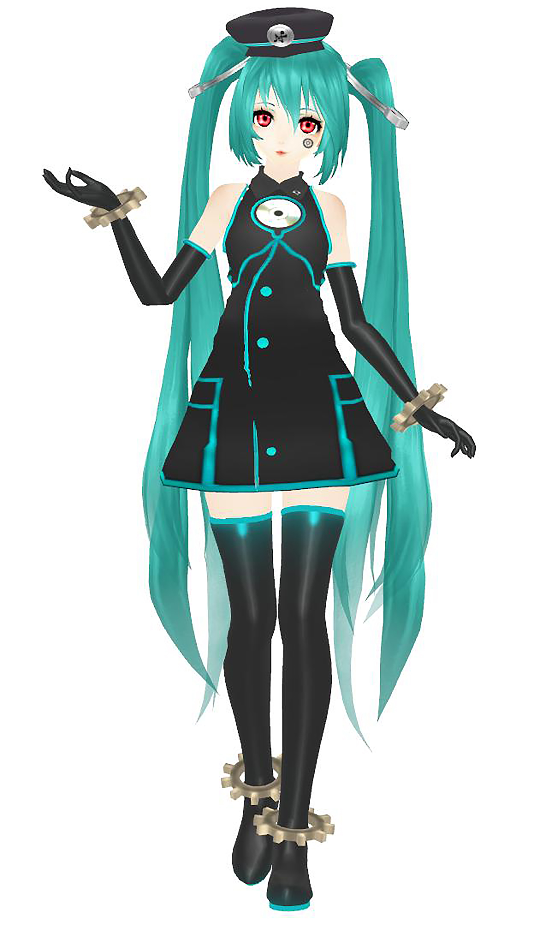 MMD Factory Tyrant Miku TDA by bellmoon1917 on DeviantArt