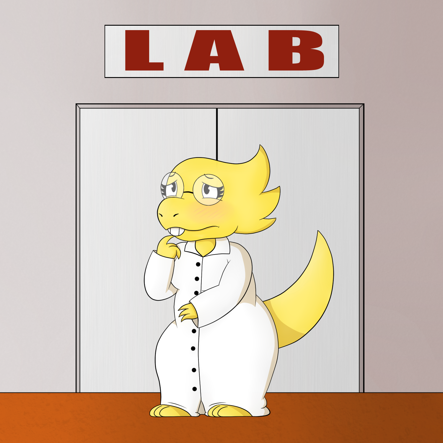 Alphys by Larikane on DeviantArt