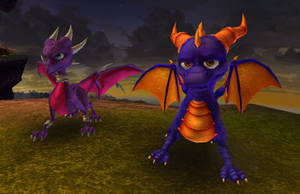 Skylanders Spyro And Cynder On DOTD