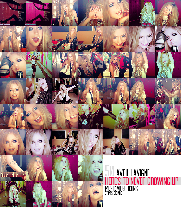 Avril Lavigne HTNGU Video Icons