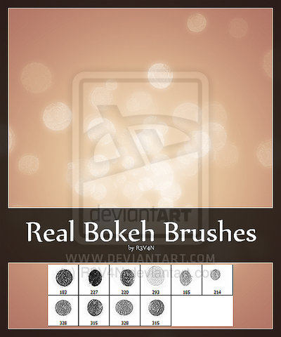 Real Bokeh Brushes