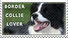 Border Collie Stamp by Muttie