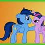 Animation of blue thunder kissing twilight