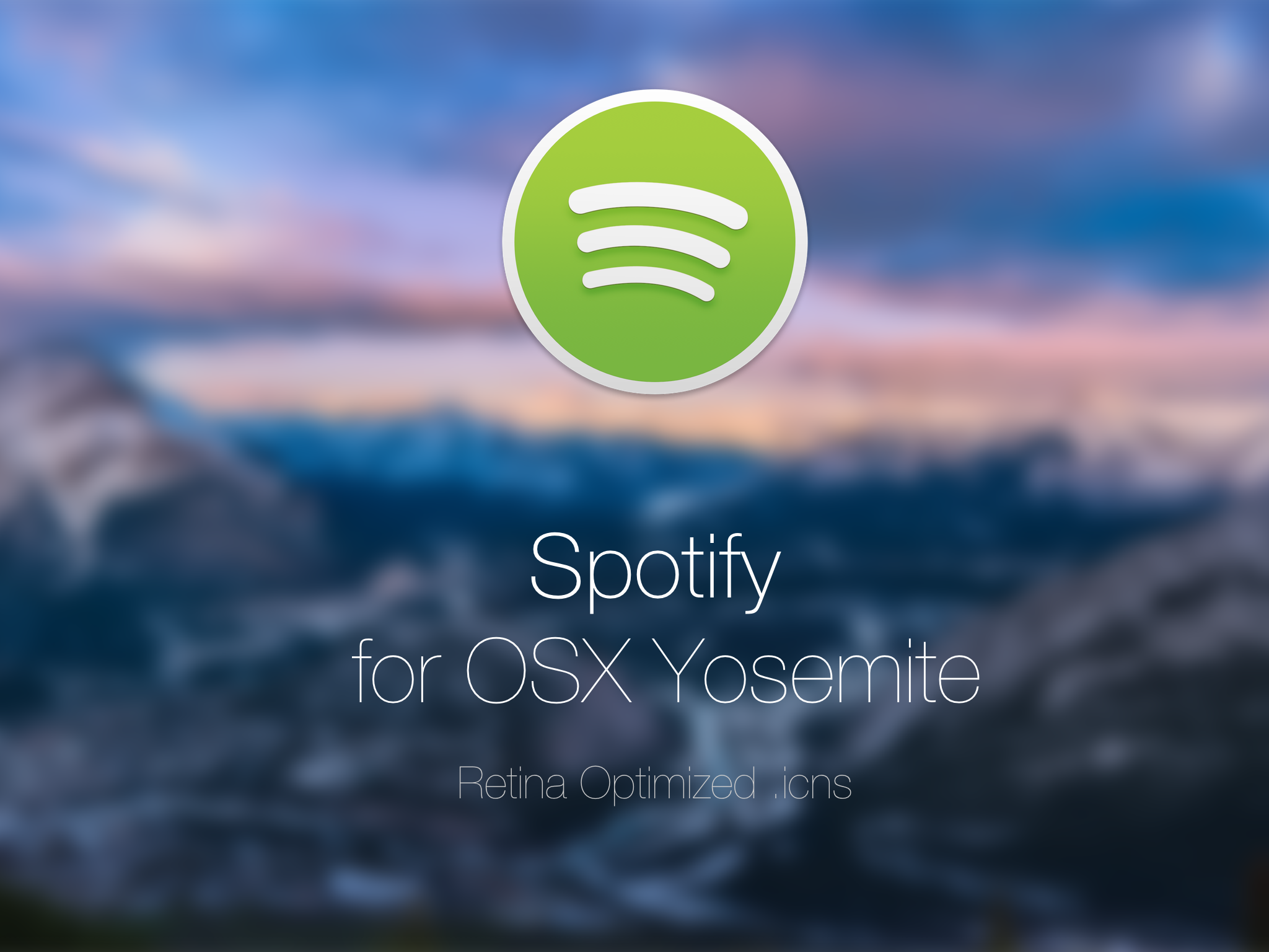 Spotify for OSX Yosemite - Retina