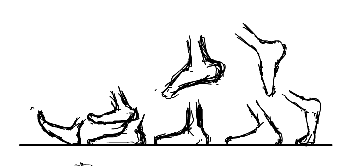 Feet animation by OLUDAYONBA on DeviantArt