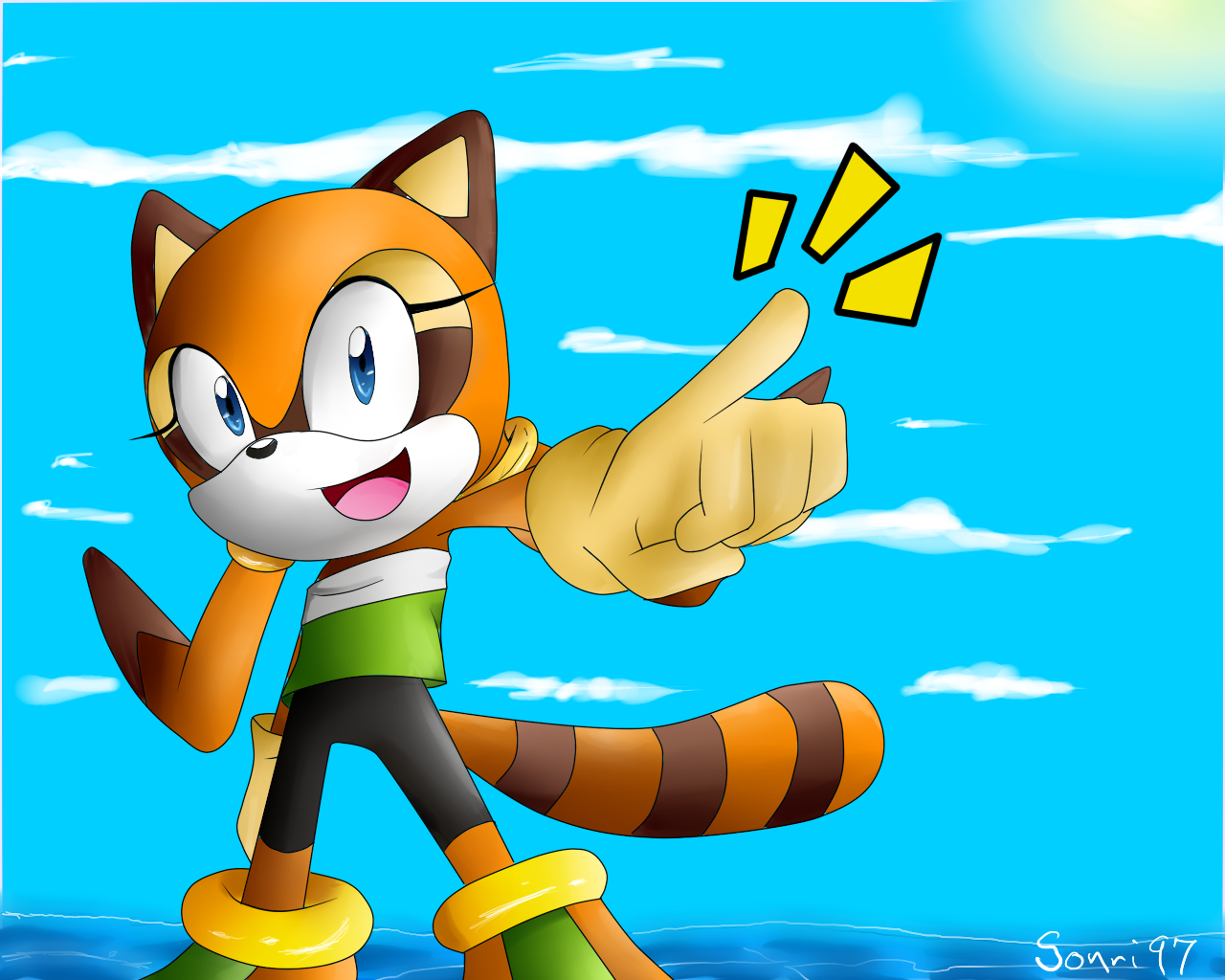 Marine The Racoon by Sonri97 on DeviantArt