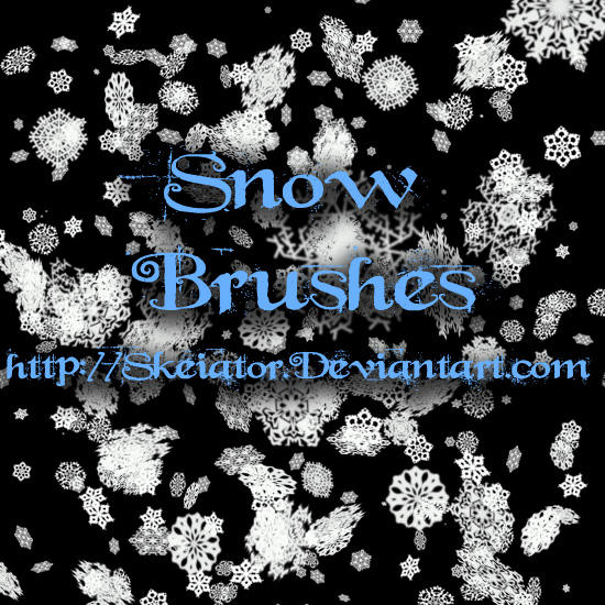 Snow Brushes by SkeIator on DeviantArt