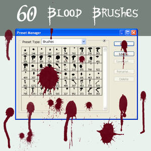 Blood - Ink Brushes