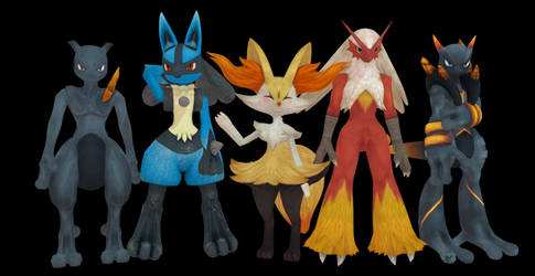 MMDxPokken Tournament Models part 1