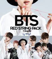 Bts Red String PNG PACK