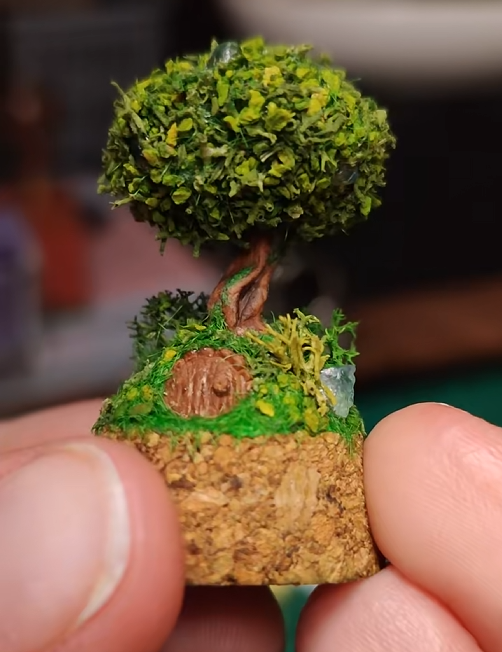 Miniature hobbit tree-house by WhiteUnicornCrafts on DeviantArt