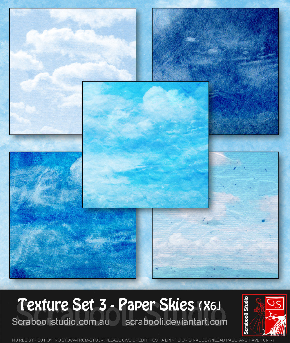 Texture Set 3 - Paper Skies