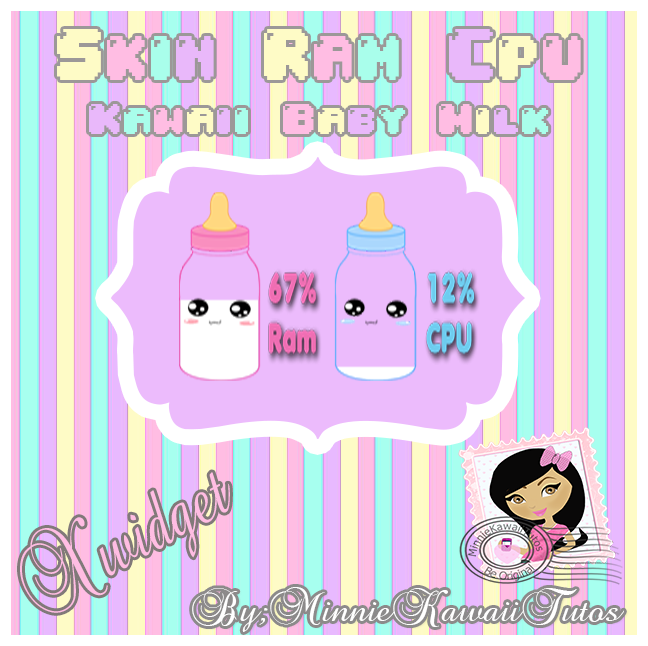 Skin Cpu Ram Kawaii Xwidget by MinnieKawaiiTutos on DeviantArt