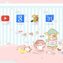 Little Twin Stars Theme Google Chrome Y Torch