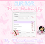 Cursor Pink Butterfly