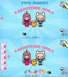 Theme Adventure Time For Xwidget