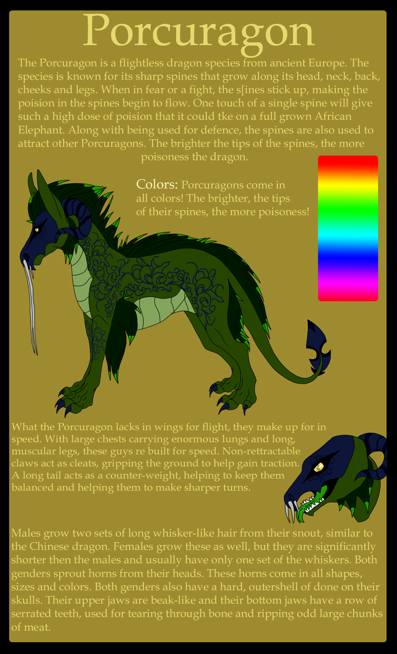 Porcuragon Creature Reference