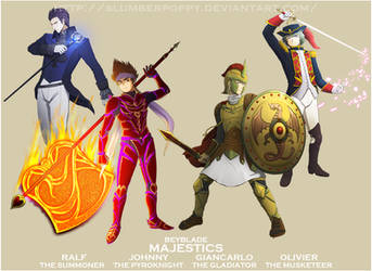 BEYBLADE -MajesticsWpap by SlumberPoppy