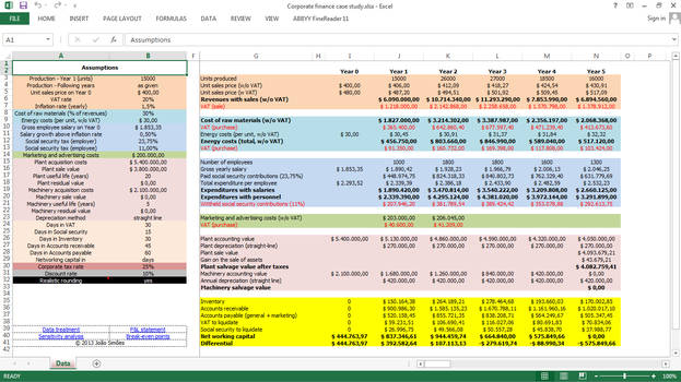 Corporate finance case study