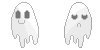 Ghosties Divider 1 by PiratePeixes