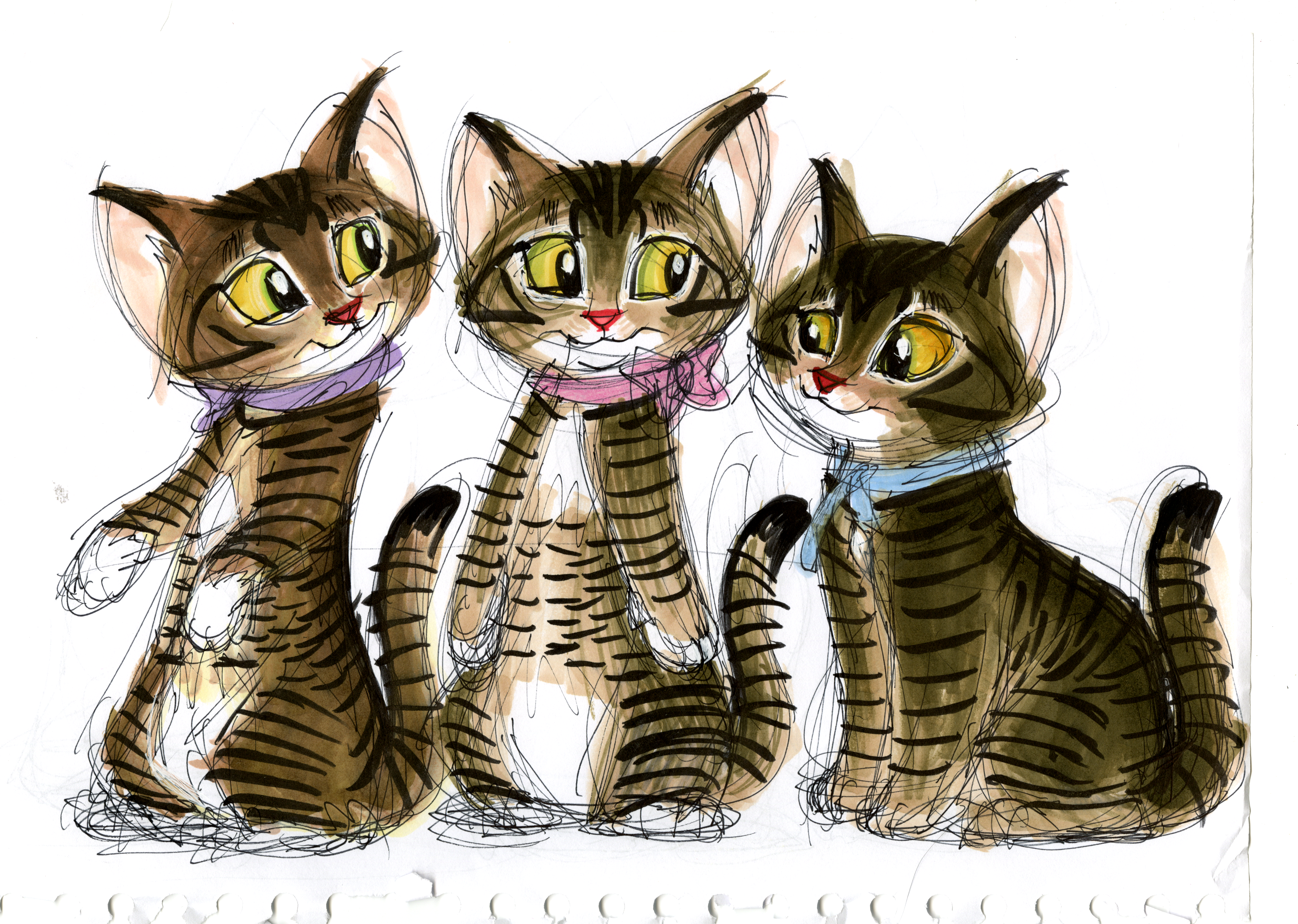 Mittens, Moppet, and Tom Kitten by MrBig2 on DeviantArt
