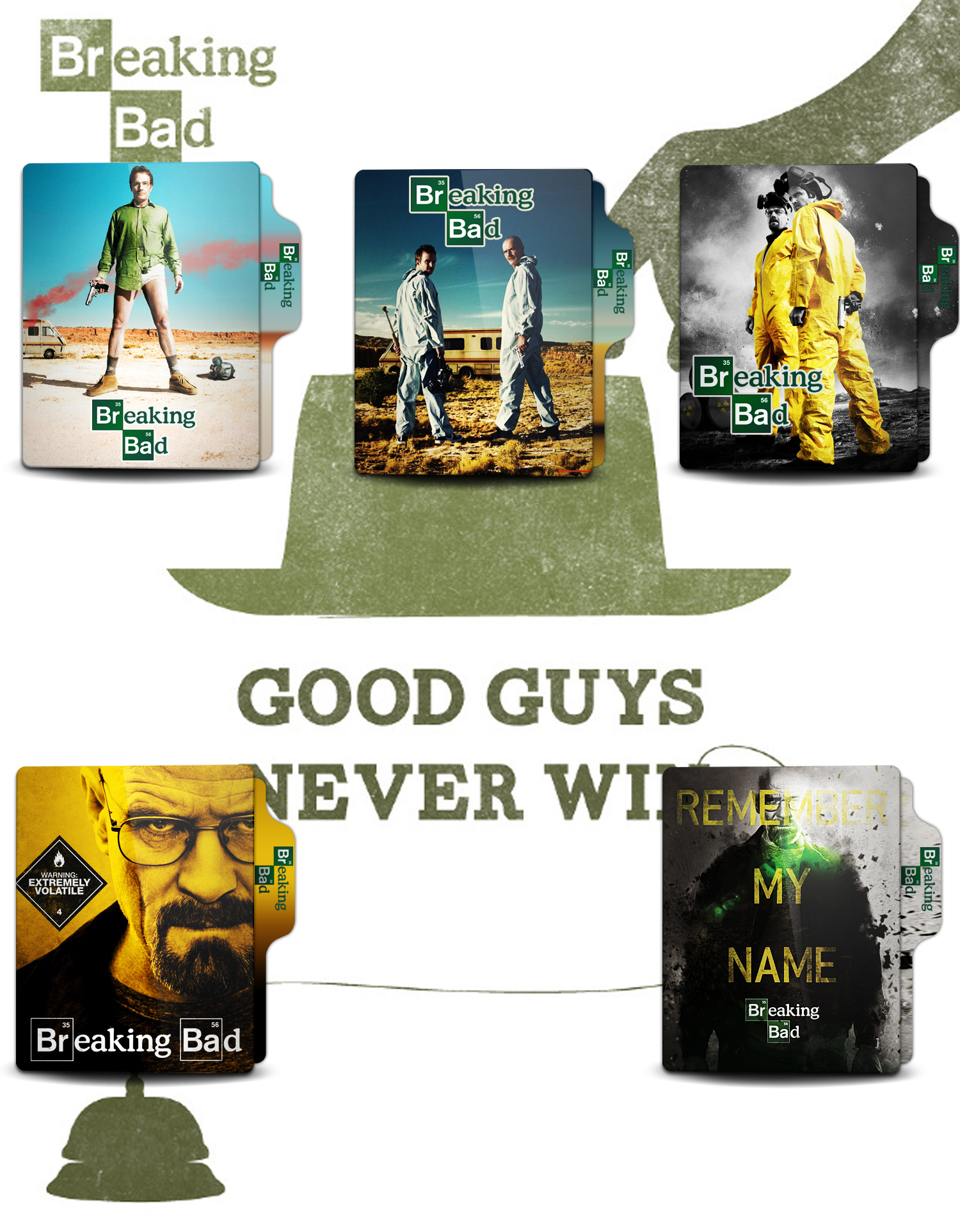 Breaking Bad seasons FOLDER ICONS by CAESER-JITH on DeviantArt