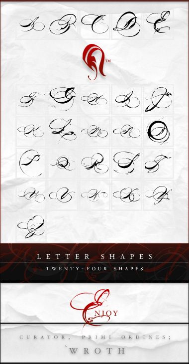 Shapeshifting Lettering Shapes - Letters - 2 by resurgere on DeviantArt
