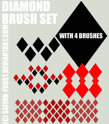 Diamonds Brush Set Photoshop