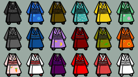 [Walfas Prop] Female Kimonos