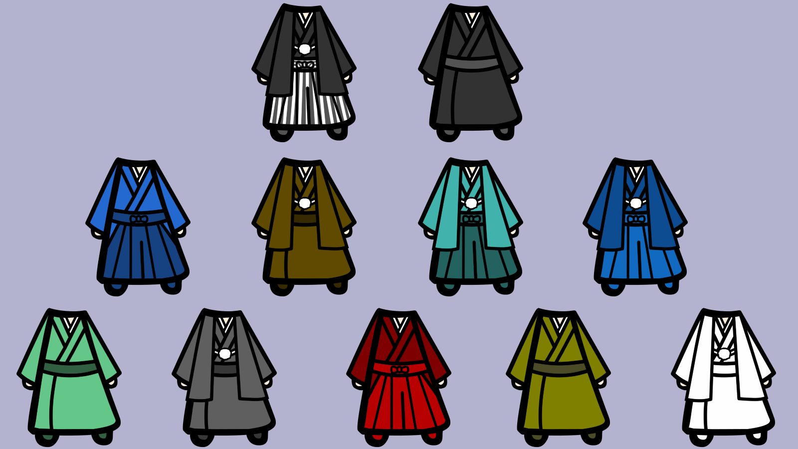 [Walfas Prop] Male Kimonos
