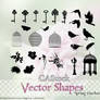 Spring Garden vector shapes