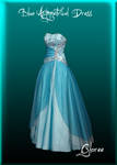 Blue Asymmetrical Dress