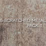 5 Scratched Metal Textures Pack 1