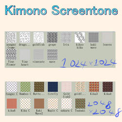 Kimono Screentone