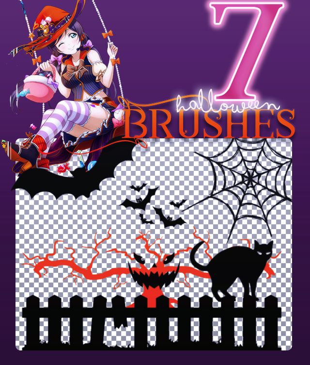 Halloween Brushes by HelenaGrimm on DeviantArt