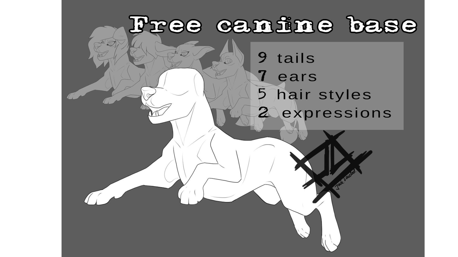 FREE Canine Base bundle by JackLoaded1994 on DeviantArt