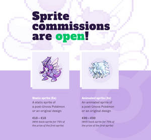 Sprite commissions are open!