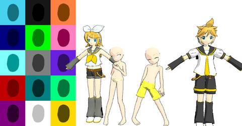 Chibi Kagamine Bases DL